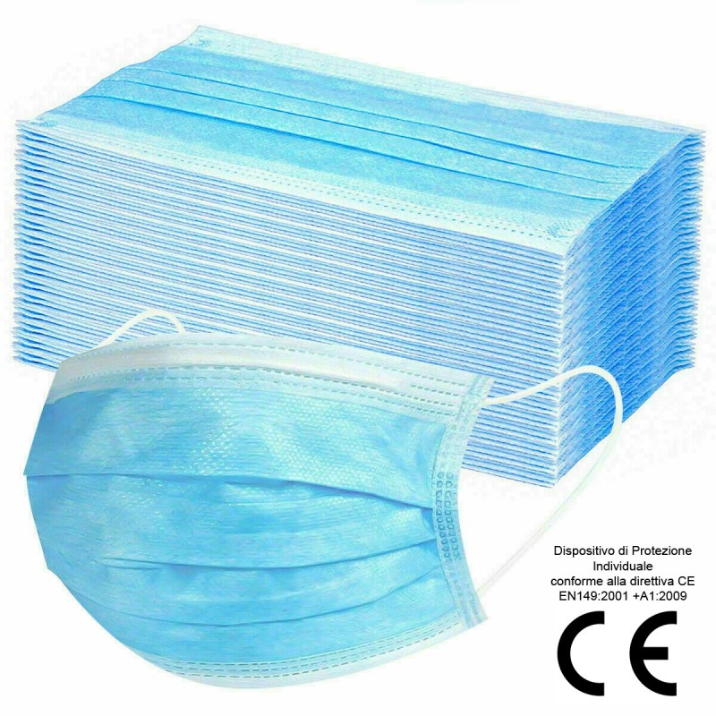 MASCHERINA CHIRURGICA DI PROTEZIONE MONOUSO CON STRINGINASO MASCHERINA CHIRURGICA DI PROTEZIONE MONOUSO CON STRINGINASO