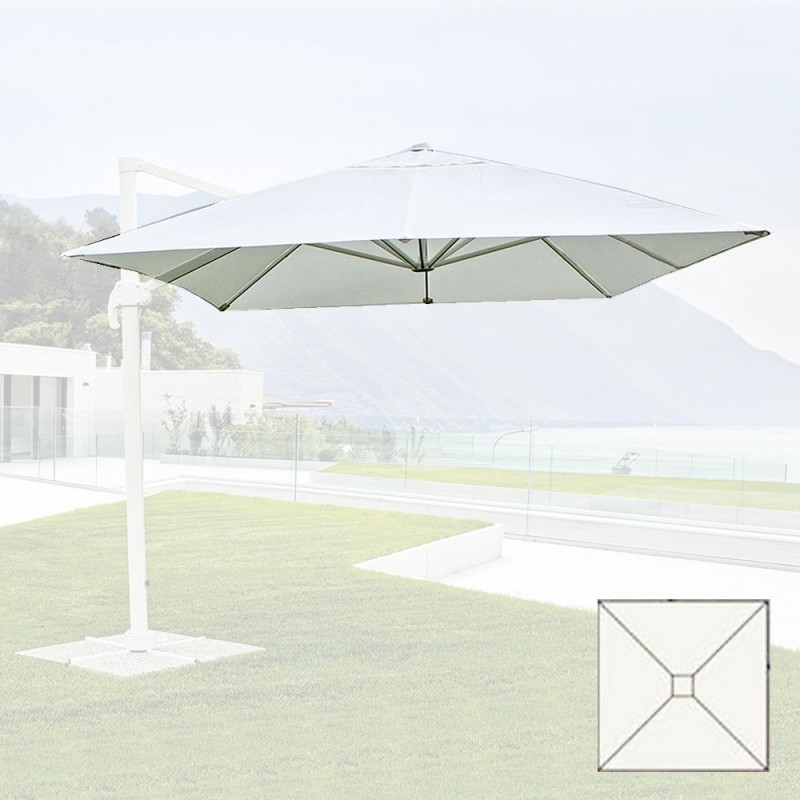 Amicasa Telo di Ricambio per ombrellone Compatibile con Modello Tokio 3x4 Metri 