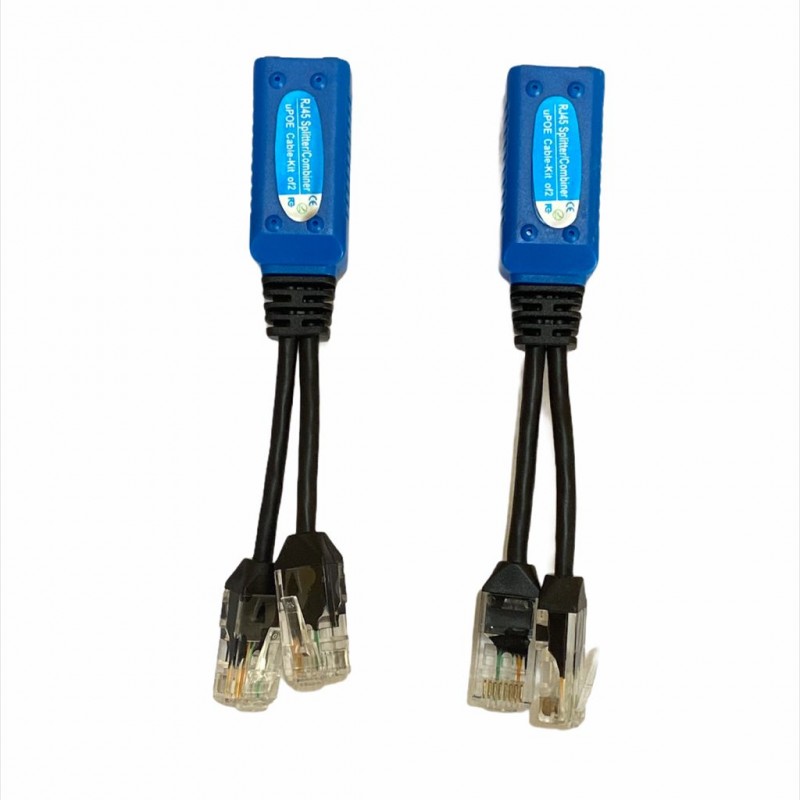 SDOPPIATORE LAN POE CONNETTORE ETHERNET SPLITTER RJ45 PER