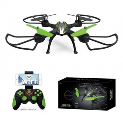 DRONE QUADRICOTTERO RADICOMANDATO WIFI 2,4Ghz CAMERA HD HC632 VIDEO FOTO USB LED