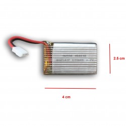 BATTERIA DI RICAMBIO 600 mAh 7.4 V PER DRONE QUADRICOTTERO X8 RADIOCOMANDATO 