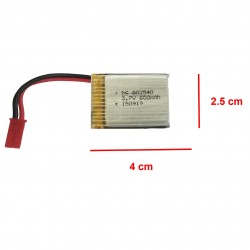 BATTERIA DI RICAMBIO 600 mAh 3.7 V PER